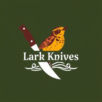 проект 6 логотипа для бренда Lark knives