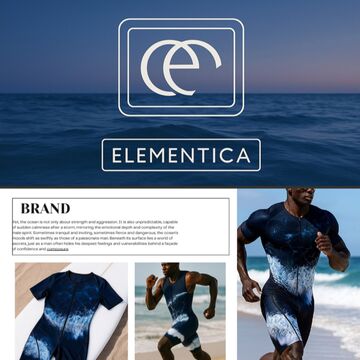 ELEMENTICA (спортивная одежда) дизайн одежды+brandbook