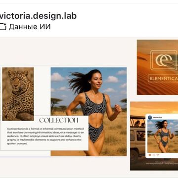 ELEMENTICA дизайн купальников+brandbook