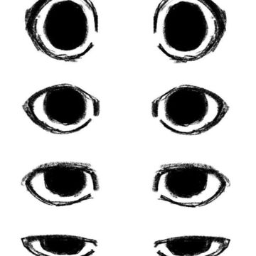 Карандашом вид состояния глаз