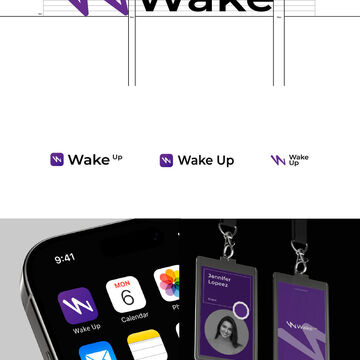 Разработка логотипа Wake Up
