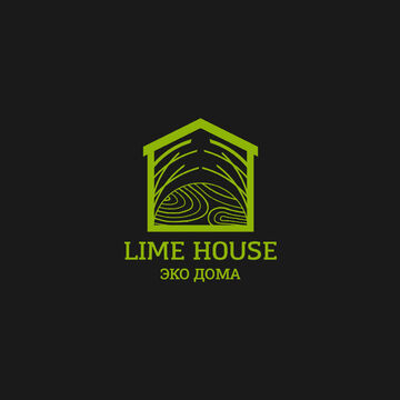 Логотип - Lime House (Эко дома из костробетона)