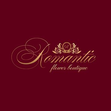 Логотип для цветочного бутика &quot;Romantic&quot;
