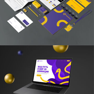 Айдентика студии анимации