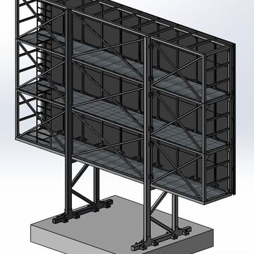 Рамная конструкция для LED-экранов