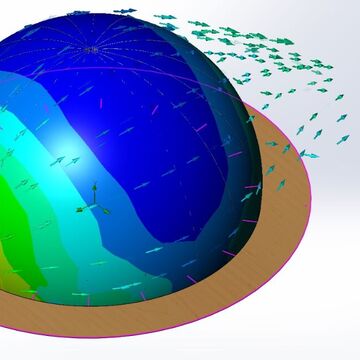 Аэродинамический расчет дома-купола