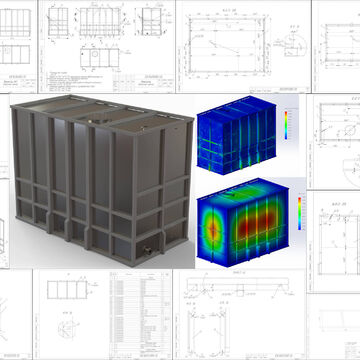 Емкость на прочность, чертежи