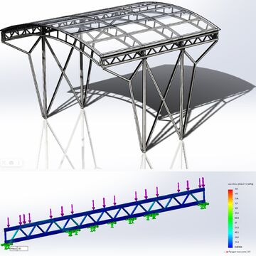 Крыша над сценой