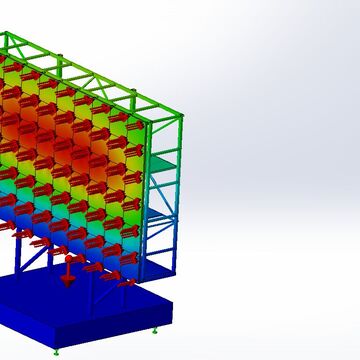 Прочностной расчет конструкции для LED экранов