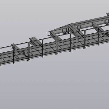 Площадки с перилами для циркуляционной системы