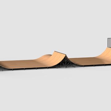 Рампа для скейт-парка в Якутии