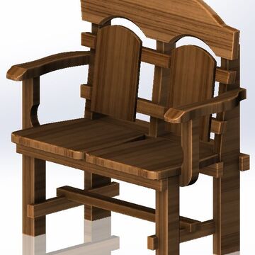 Стул деревянный