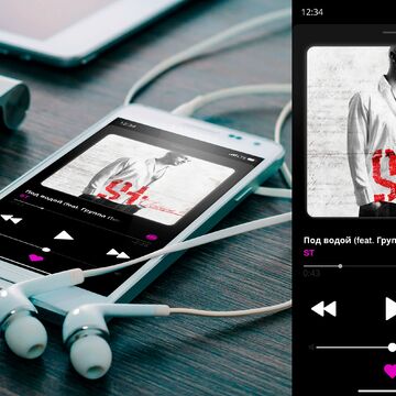 Нативный дизайн для плеера