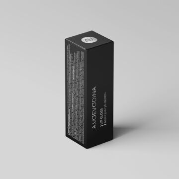 Дизайн упаковки блеска для губ для бренда A.VOEVODINA