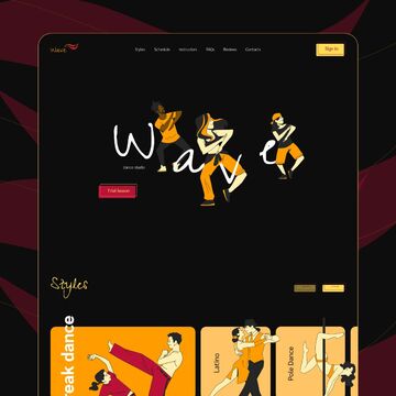 Сайт для танцев