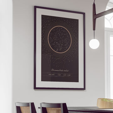 Карта звездного неба по дате дня рождения