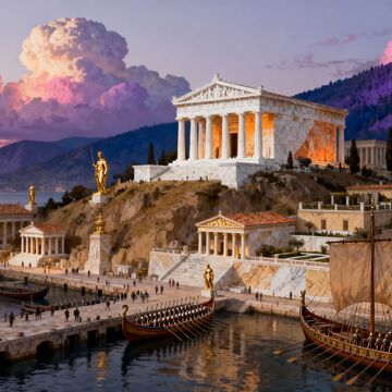 Античный город - создано с помощью программ