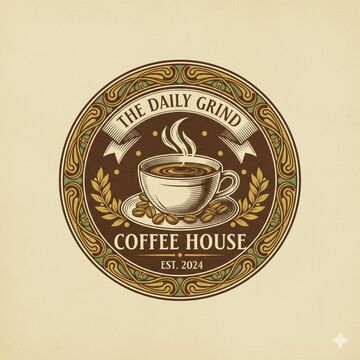 Логотип кофейни
