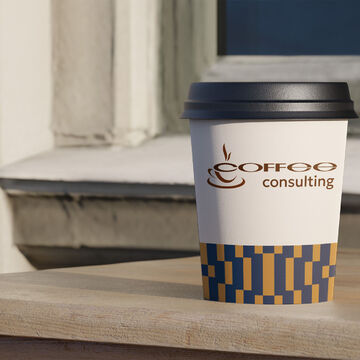 Сеть кофеен самообслуживания - Логотип