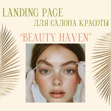 Landing page для салона красоты