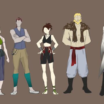 отрисовка персонажей