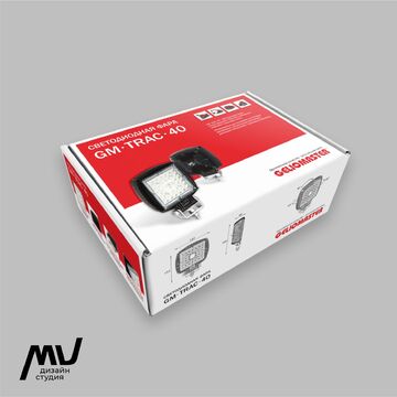 Разработка упаковки для светодиодных фар на спецтехнику