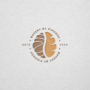 Логотип для кофе-пекарни.