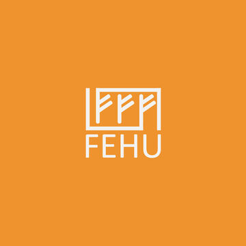 Логотип FEHU (Интерьерная студия)