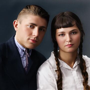 сделать фото цветным