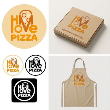 Уютный логотип для пиццерии или доставки, его Вы можете выкупить