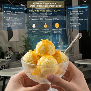 Реклама кафе "Розмарин"