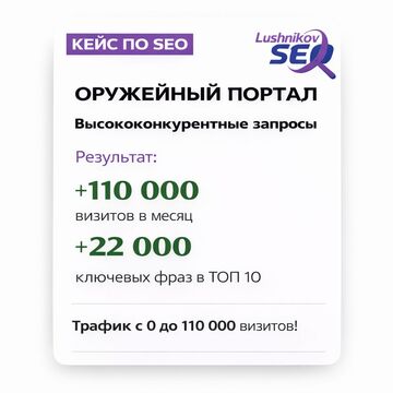 Трафик с 0 до 110 000 визитов!