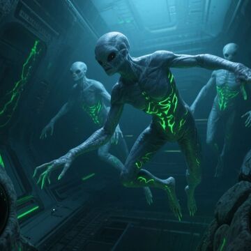 Пришельцы - создано с помощью программ