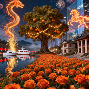 Китайский Новый Год - создано с помощью программ