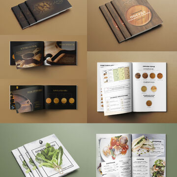 Вёрстка каталогов и презентаций.