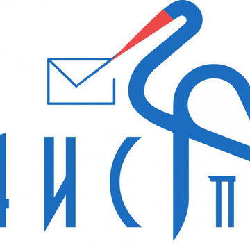 Логотип для сети личных сообщений "Аист-п"