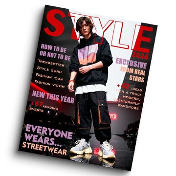 Оформление обложки молодёжного журнала моды "STYLE"