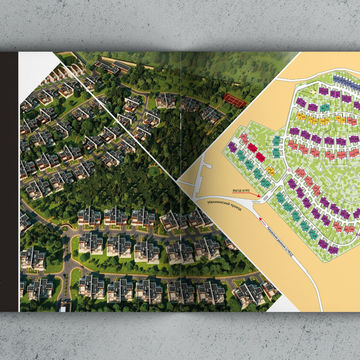 Брошюра коттеджного поселка "Резиденция Рублево"