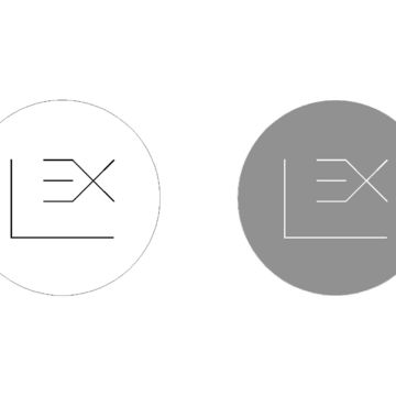 Эскиз логотипа LEX