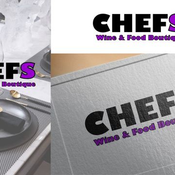 Разработка логотипа и элементов бренда CHEFS