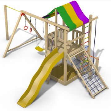 3Д визуализация в реальном времени- детская площадка