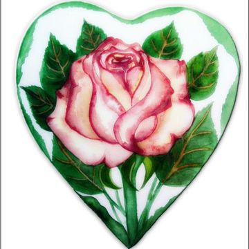 Роза акварель, для лого