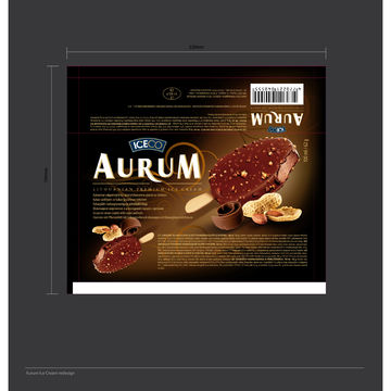 Дизайн упаковки мороженого &quot;Aurum&quot;