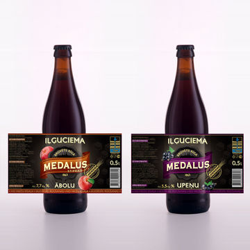 Дизайн этикетки пива &quot;Medalus&quot;