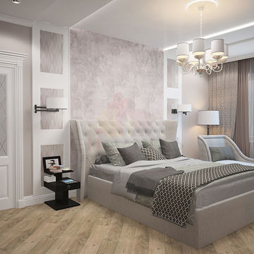 Дизайн спальни стиль современная классика
