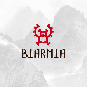 логотип для ресторана в этническом стиле Biarmia