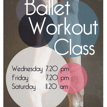 Постер для школы балета
