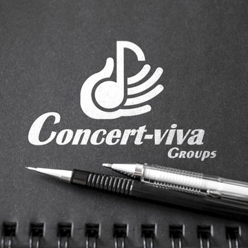 Логотип для Concert-viva Репетиторство и преподавание