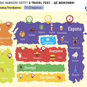 Инфографика для Travel Fest