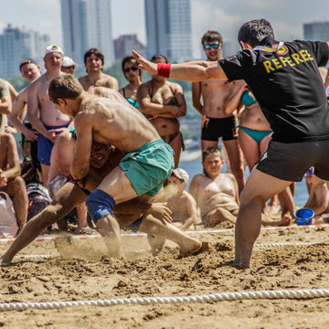 Открытый турнир г.Перми по пляжной борьбе
